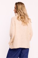 Golf Damski Model MOE822 Beige - Moe Golf Damski Model MOE822 Beige - Moe