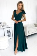 Sukienka Model 405-4 Elena Bottled Green - Numoco Sukienka Model 405-4 Elena Bottled Green - Numoco