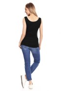 Koszulka ciążowa Model 0141 Black - PeeKaBoo Koszulka ciążowa Model 0141 Black - PeeKaBoo