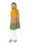 Sweter Kardigan Model 30069 Musztard/Green - PeeKaBoo Sweter Kardigan Model 30069 Musztard/Green - PeeKaBoo