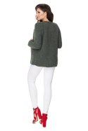Sweter Kardigan Model 30074 Khaki - PeeKaBoo Sweter Kardigan Model 30074 Khaki - PeeKaBoo