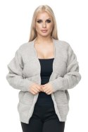 Sweter Kardigan Model 40022 Beige Melange - PeeKaBoo Sweter Kardigan Model 40022 Beige Melange - PeeKaBoo