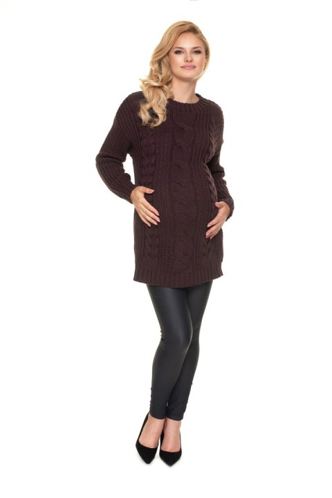 Sweter Model 70040 Chocco - PeeKaBoo Sweter Model 70040 Chocco - PeeKaBoo