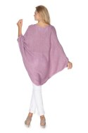 Sweter Ponczo Model 30068 Lila - PeeKaBoo Sweter Ponczo Model 30068 Lila - PeeKaBoo