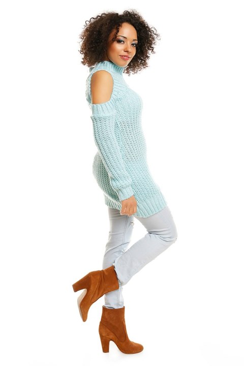 Sweter model 30040 Ice Mint - PeeKaBoo Sweter model 30040 Ice Mint - PeeKaBoo