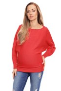 Sweter model 70003C Neon Coral - PeeKaBoo Sweter model 70003C Neon Coral - PeeKaBoo