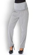 Spodnie Ciążowe Model 1276 Grey - PeeKaBoo Spodnie Ciążowe Model 1276 Grey - PeeKaBoo