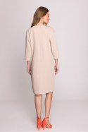 Sukienka Model S394 Beige - Stylove