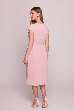 Sukienka Model S411 Powder Pink - Stylove