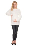 Sweter Model 70040 Cream - PeeKaBoo Sweter Model 70040 Cream - PeeKaBoo