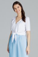 Bluzka Model L081 White - Lenitif Bluzka Model L081 White - Lenitif