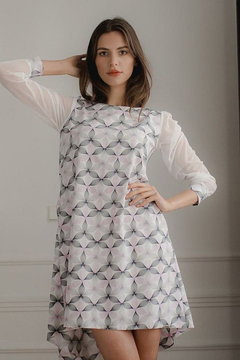 Sukienka Model L082 Wzór 113 - Lenitif Sukienka Model L082 Wzór 113 - Lenitif