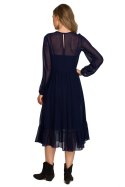 Sukienka Model S319 Navy - Stylove Sukienka Model S319 Navy - Stylove