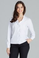 Bluzka ModelL077 White - Lenitif Bluzka ModelL077 White - Lenitif