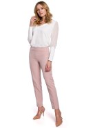 Spodnie Damskie Model K055 Dirty Pink - Makover Spodnie Damskie Model K055 Dirty Pink - Makover
