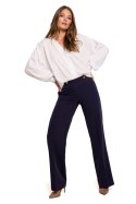 Spodnie Damskie Model K114 Navy - Makover Spodnie Damskie Model K114 Navy - Makover