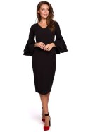 Sukienka Model K002 Black - Makover Sukienka Model K002 Black - Makover