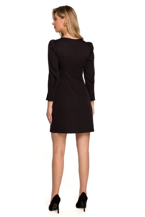 Sukienka Model K148 Black - Makover Sukienka Model K148 Black - Makover