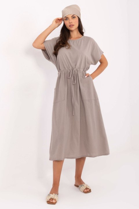 Sukienka Model TW-SK-BI-6-2041.89 Dark Beige - Och Bella