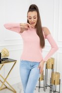 Sweter Damski Model Eliza Tulle MCY02679 Flamingo - Vittoria Ventini Sweter Damski Model Eliza Tulle MCY02679 Flamingo - Vittoria Ventini