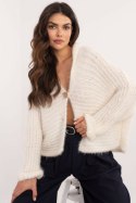 Sweter Damski Model TW-SW-BI-25002.88P Ecru - Och Bella Sweter Damski Model TW-SW-BI-25002.88P Ecru - Och Bella