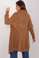 Sweter Kardigan Model TW-SW-BI-305.99P Brown - Och Bella Sweter Kardigan Model TW-SW-BI-305.99P Brown - Och Bella