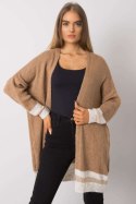 Sweter Kardigan Model TW-SW-BI-A21768.21 Camel - Och Bella Sweter Kardigan Model TW-SW-BI-A21768.21 Camel - Och Bella