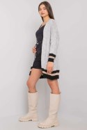 Sweter Kardigan Model TW-SW-BI-A21768.21 Grey - Och Bella Sweter Kardigan Model TW-SW-BI-A21768.21 Grey - Och Bella