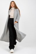 Sweter Kardigan Model TW-SW-BL-2453.91P Grey - Och Bella Sweter Kardigan Model TW-SW-BL-2453.91P Grey - Och Bella