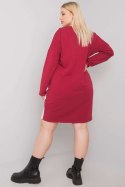 Sukienka Model RV-TU-7222.80P Bordo - Relevance Sukienka Model RV-TU-7222.80P Bordo - Relevance