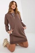 Sukienka Model RV-TU-8379.46 Brown - Relevance Sukienka Model RV-TU-8379.46 Brown - Relevance