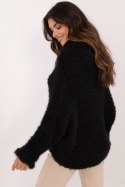 Sweter Damski Model TW-SW-BI-25002.88P Black - Och Bella Sweter Damski Model TW-SW-BI-25002.88P Black - Och Bella