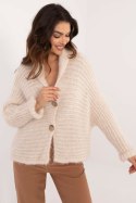 Sweter Damski Model TW-SW-BI-25002.88P Light Beige - Och Bella Sweter Damski Model TW-SW-BI-25002.88P Light Beige - Och Bella
