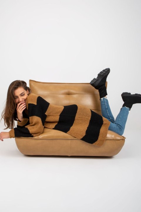 Sweter Kardigan Model TW-SW-BI-M3022.29X Camel - Och Bella Sweter Kardigan Model TW-SW-BI-M3022.29X Camel - Och Bella