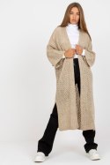 Sweter Kardigan Model TW-SW-BI-M31.36X Beige - Och Bella Sweter Kardigan Model TW-SW-BI-M31.36X Beige - Och Bella