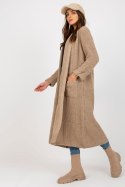 Sweter Kardigan Model TW-SW-BL-2453.91P Beige - Och Bella Sweter Kardigan Model TW-SW-BL-2453.91P Beige - Och Bella