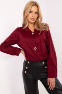 Koszula Damska Model DHJ-KS-20132.04P Bordo - Italy Moda Koszula Damska Model DHJ-KS-20132.04P Bordo - Italy Moda