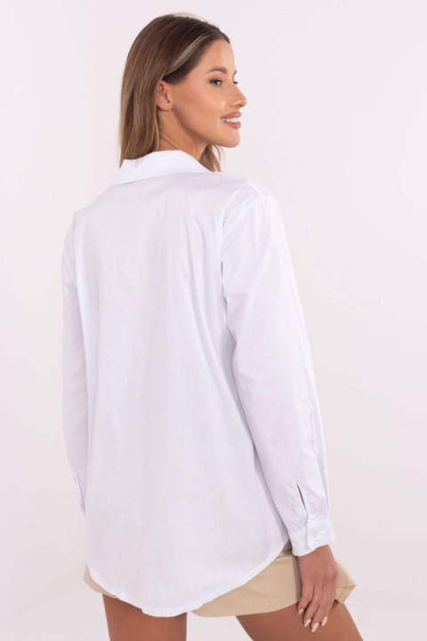 Koszula Damska Model DHJ-KS-20132.04P White - Italy Moda Koszula Damska Model DHJ-KS-20132.04P White - Italy Moda