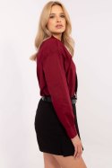 Koszula Damska Model DHJ-KS-9213-1.77P Bordo - Italy Moda Koszula Damska Model DHJ-KS-9213-1.77P Bordo - Italy Moda