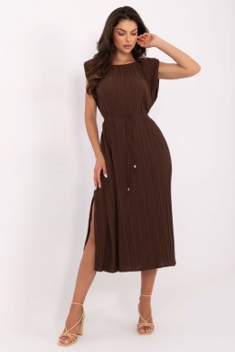 Sukienka Model MI-SK-A2576.86 Dark Brown - Italy Moda