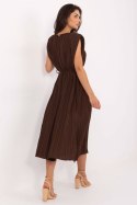 Sukienka Model MI-SK-A2576.86 Dark Brown - Italy Moda