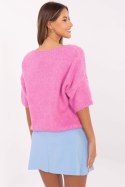 Sweter Damski Model MI-SW-2103.07 Pink - Italy Moda Sweter Damski Model MI-SW-2103.07 Pink - Italy Moda