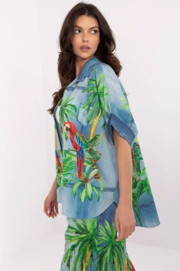 Koszula Damska Model DHJ-KS-19007-4.90 Blue - Italy Moda