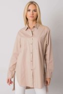 Koszula Damska Model EM-KS-001.46 Beige - Ex Moda Koszula Damska Model EM-KS-001.46 Beige - Ex Moda