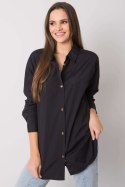 Koszula Damska Model EM-KS-004.42 Black - Ex Moda Koszula Damska Model EM-KS-004.42 Black - Ex Moda