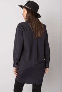 Koszula Damska Model EM-KS-005.34 Black - Ex Moda Koszula Damska Model EM-KS-005.34 Black - Ex Moda