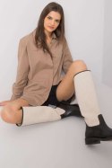 Koszula Damska Model EM-KS-005.34 Dark Beige - Ex Moda Koszula Damska Model EM-KS-005.34 Dark Beige - Ex Moda
