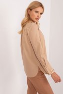 Koszula Damska Model LK-KS-509574.71 Dark Beige - Lakerta Koszula Damska Model LK-KS-509574.71 Dark Beige - Lakerta