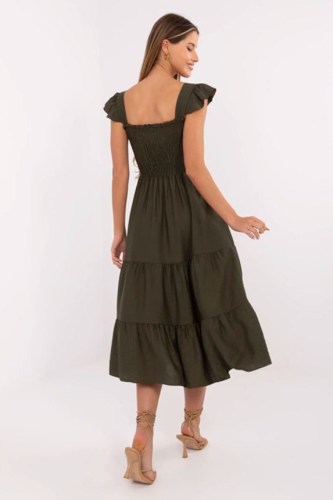 Sukienka Model MI-SK-A5063.69P Khaki - Italy Moda