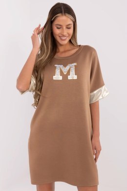 Sukienka Model MI-SK-A6192.52 Light Brown - Italy Moda